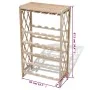 Wine rack with shelves for 25 bottles solid fir wood by vidaXL, Wine racks - Ref: Foro24-241068, Price: 50,94 €, Discount: %