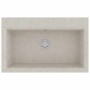 Fregadero de cocina Beige 79 x 50 x 31 cm granito