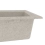 Fregadero de cocina Beige 79 x 50 x 31 cm granito