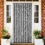 Grauer und weißer Chenille-Moskitonetz-Vorhang, 100 x 220 cm von vidaXL, Moskitonetze für Fenster - Ref: Foro24-241225, Preis...