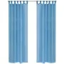 2 transparente türkisfarbene Vorhänge 140 x 225 cm von vidaXL, Vorhänge und Gardinen - Ref: Foro24-130207, Preis: 23,99 €, Ra...