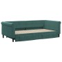 Trundle sofa bed with drawers dark green velvet 100x200 cm by vidaXL, Beds and slatted bases - Ref: Foro24-3197828, Price: 29...