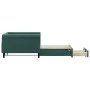 Trundle sofa bed with drawers dark green velvet 100x200 cm by vidaXL, Beds and slatted bases - Ref: Foro24-3197828, Price: 29...