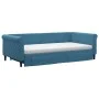 Sofá cama nido con cajones terciopelo azul 100x200 cm de vidaXL, Camas y somieres - Ref: Foro24-3197849, Precio: 470,48 €, De...
