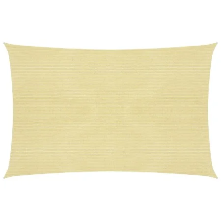 Beige HDPE sail shade 160 g/m² 3.5x5 m by vidaXL, Umbrellas - Ref: Foro24-311132, Price: 45,60 €, Discount: %