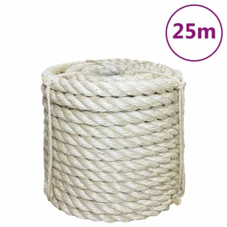 100% sisal rope 20 mm 25 m by vidaXL, Ropes and metal cords - Ref: Foro24-155037, Price: 69,80 €, Discount: %