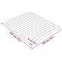 Slatted bed base with 17 slats 100x200 cm by vidaXL, Beds and slatted bases - Ref: Foro24-340073, Price: 37,76 €, Discount: %