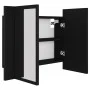 Badezimmer-Spiegelschrank mit LED-Licht Acryl schwarz 60x12x45 cm von vidaXL, Badezimmerwaschtische - Ref: Foro24-804957, Pre...