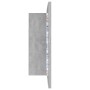 Armario espejo baño luz LED acrílico gris hormigón 60x12x45 cm de vidaXL, Tocadores de baño - Ref: Foro24-804960, Precio: 46,...