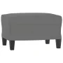 Fußstütze aus dunkelgrauem Mikrofaserstoff 60x50x41 cm von vidaXL, Osmanen - Ref: Foro24-349343, Preis: 53,75 €, Rabatt: %