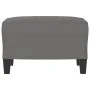 Fußstütze aus dunkelgrauem Mikrofaserstoff 60x50x41 cm von vidaXL, Osmanen - Ref: Foro24-349343, Preis: 53,75 €, Rabatt: %