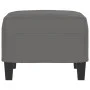 Fußstütze aus dunkelgrauem Mikrofaserstoff 60x50x41 cm von vidaXL, Osmanen - Ref: Foro24-349343, Preis: 53,75 €, Rabatt: %