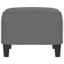 Fußstütze aus dunkelgrauem Mikrofaserstoff 60x50x41 cm von vidaXL, Osmanen - Ref: Foro24-349343, Preis: 54,97 €, Rabatt: %