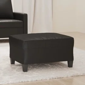 Schwarzer Fußhocker aus Kunstleder, 70x55x41 cm von vidaXL, Osmanen - Ref: Foro24-349355, Preis: 63,51 €, Rabatt: %
