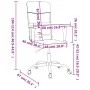 Silla de oficina altura ajustable tela gris oscuro de vidaXL, Sillas de oficina - Ref: Foro24-353018, Precio: 85,52 €, Descue...