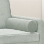 Decorative cushions 2 units light gray velvet Ø15x50 cm by vidaXL, Cushions - Ref: Foro24-349509, Price: 25,59 €, Discount: %