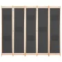 Raumteiler mit 5 grauen Stoffpaneelen, 200x170x4 cm. von vidaXL, Raumteiler - Ref: Foro24-248177, Preis: 72,21 €, Rabatt: %