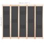 Biombo divisor 5 paneles de tela gris 200x170x4 cm de vidaXL, Divisores de ambientes - Ref: Foro24-248177, Precio: 70,16 €, D...