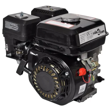 Motor de gasolina negro de 6,5 HP y 4,8 kW de vidaXL, Generadores - Ref: Foro24-141246, Precio: 194,19 €, Descuento: %