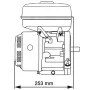 Schwarzer Benzinmotor mit 6,5 PS und 4,8 kW. von vidaXL, Generatoren - Ref: Foro24-141246, Preis: 194,19 €, Rabatt: %