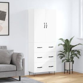Hohes Sideboard Sperrholz weiß 69,5x34x180 cm von vidaXL, Sideboards - Ref: Foro24-3198081, Preis: 171,41 €, Rabatt: %