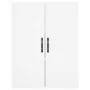 Aparador alto madera contrachapada blanco 69,5x34x180 cm de vidaXL, Aparadores - Ref: Foro24-3198081, Precio: 169,17 €, Descu...