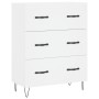 Tall white plywood sideboard 69.5x34x180 cm by vidaXL, Sideboards - Ref: Foro24-3198081, Price: 177,35 €, Discount: %