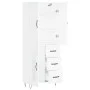 Aparador alto madera contrachapada blanco 69,5x34x180 cm de vidaXL, Aparadores - Ref: Foro24-3198097, Precio: 170,03 €, Descu...