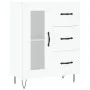 Aparador alto madera contrachapada blanco 69,5x34x180 cm de vidaXL, Aparadores - Ref: Foro24-3198097, Precio: 170,03 €, Descu...