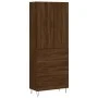 Hohes Sideboard Sperrholz braune Eiche 69,5x34x180 cm von vidaXL, Sideboards - Ref: Foro24-3198088, Preis: 163,48 €, Rabatt: %