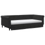 Sofá cama nido con cajones terciopelo negro 100x200 cm de vidaXL, Camas y somieres - Ref: Foro24-3197854, Precio: 517,44 €, D...
