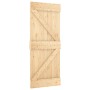 Puerta corredera con herrajes madera maciza de pino 85x210 cm von vidaXL, Türen - Ref: Foro24-3202984, Preis: 174,70 €, Rabat...