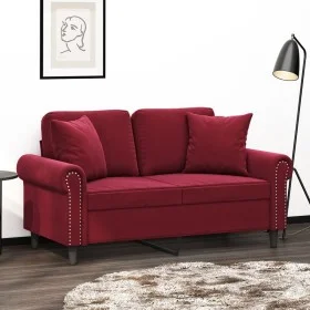 Decorative cushions 2 pcs red velvet 40x40 cm by vidaXL, Cushions - Ref: Foro24-349489, Price: 22,83 €, Discount: %