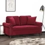 Dekokissen 2 Stück roter Samt 40x40 cm von vidaXL, Kissen - Ref: Foro24-349489, Preis: 22,65 €, Rabatt: %