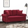 Dekokissen 2 Stück roter Samt 40x40 cm von vidaXL, Kissen - Ref: Foro24-349489, Preis: 22,95 €, Rabatt: %
