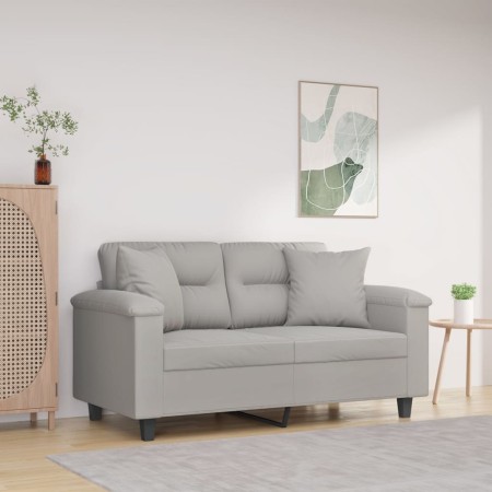 Dekokissen 2 Stück hellgrauer Mikrofaserstoff 40x40 cm von vidaXL, Kissen - Ref: Foro24-349496, Preis: 19,65 €, Rabatt: %