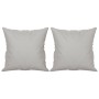 Decorative cushions 2 pcs light gray microfiber fabric 40x40 cm by vidaXL, Cushions - Ref: Foro24-349496, Price: 19,65 €, Dis...