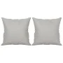 Decorative cushions 2 pcs light gray microfiber fabric 40x40 cm by vidaXL, Cushions - Ref: Foro24-349496, Price: 19,34 €, Dis...