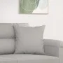 Decorative cushions 2 pcs light gray microfiber fabric 40x40 cm by vidaXL, Cushions - Ref: Foro24-349496, Price: 19,34 €, Dis...