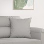 Dekokissen 2 Stück hellgrauer Mikrofaserstoff 40x40 cm von vidaXL, Kissen - Ref: Foro24-349496, Preis: 19,65 €, Rabatt: %