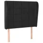 Headboard with black velvet ears 103x23x118/128 cm by vidaXL, Headboards and footboards - Ref: Foro24-3118000, Price: 88,84 €...