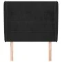 Headboard with black velvet ears 103x23x118/128 cm by vidaXL, Headboards and footboards - Ref: Foro24-3118000, Price: 88,84 €...