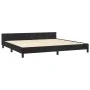 Bed frame with black velvet headboard 200x200 cm by vidaXL, Beds and slatted bases - Ref: Foro24-3125777, Price: 253,76 €, Di...