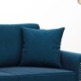 Dekokissen 2 Stück blauer Samt 40x40 cm von vidaXL, Kissen - Ref: Foro24-349494, Preis: 21,65 €, Rabatt: %