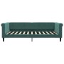 Sofá cama terciopelo verde oscuro 100x200 cm de vidaXL, Camas y somieres - Ref: Foro24-354253, Precio: 197,04 €, Descuento: %