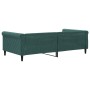Sofá cama terciopelo verde oscuro 100x200 cm de vidaXL, Camas y somieres - Ref: Foro24-354253, Precio: 197,04 €, Descuento: %
