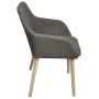 Dining chairs 2 pcs light gray fabric and solid oak wood by vidaXL, dining chairs - Ref: Foro24-241156, Price: 231,53 €, Disc...
