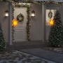 Lámpara de Navidad LED y estaca tierra plegable amarilla 57 cm de vidaXL, Luces de Navidad - Ref: Foro24-356192, Precio: 31,1...