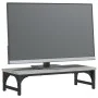Soporte de pantalla madera ingeniería gris Sonoma 55x23x14 cm de vidaXL, Bases y elevadores para ordenadores - Ref: Foro24-83...