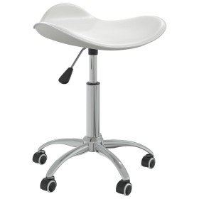 Silla de oficina de cuero sintético blanco Silla de oficina de cuero sintético blanco